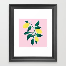 Lemon Love Framed Art Print