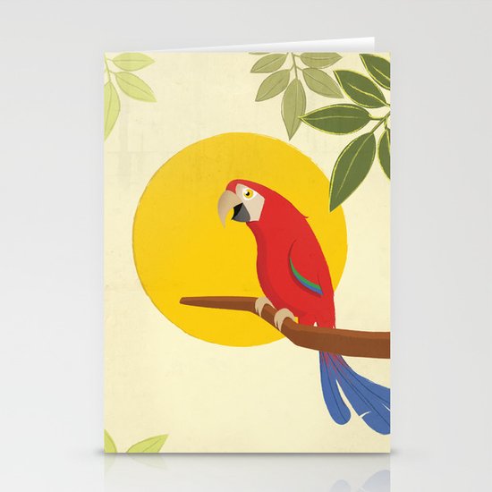 Macaw Stationery Cards