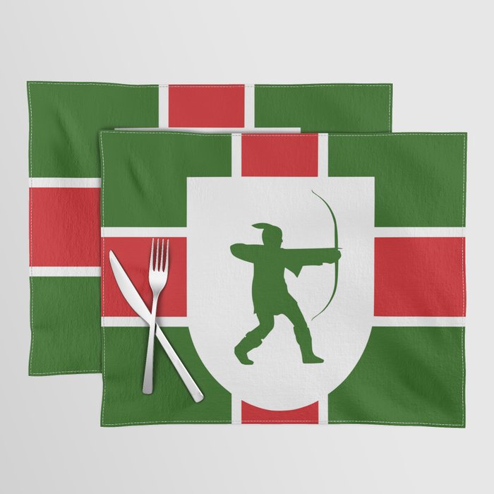 Flag of Nottinghamshire Placemat