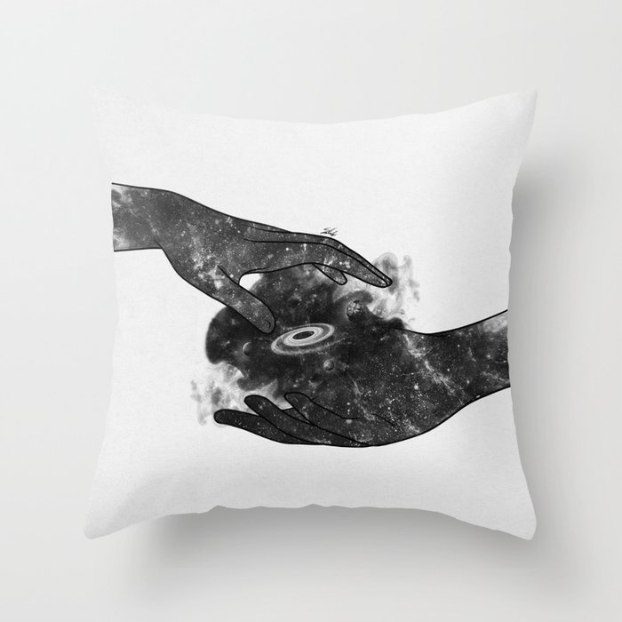 The touch. Throw Pillow