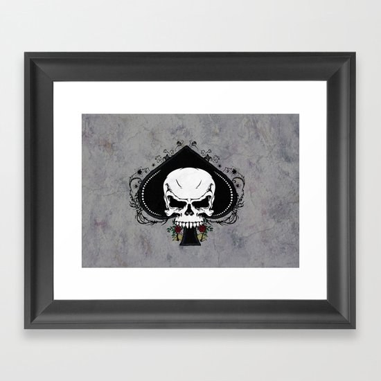 skull Framed Art Print