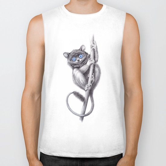 Tarsier blue G2012-047 Biker Tank
