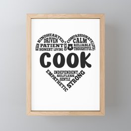 Cook love Framed Mini Art Print