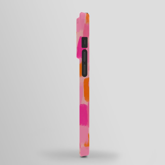 Abstract, Paint Brush Effect, Orange and Pink