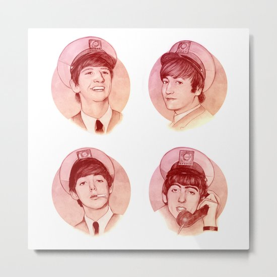 The Fab Four II Metal Print