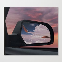 the flying sunset Canvas Print