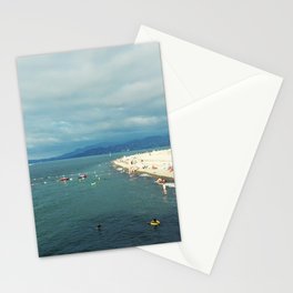The beach Stationery Cards