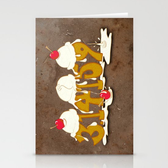 A Scoop of Pi Stationery Cards