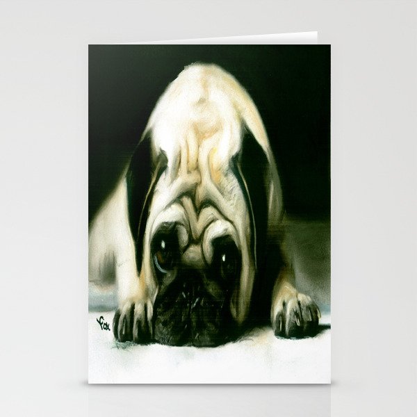 PUG POWER OUTAGE Stationery Cards
