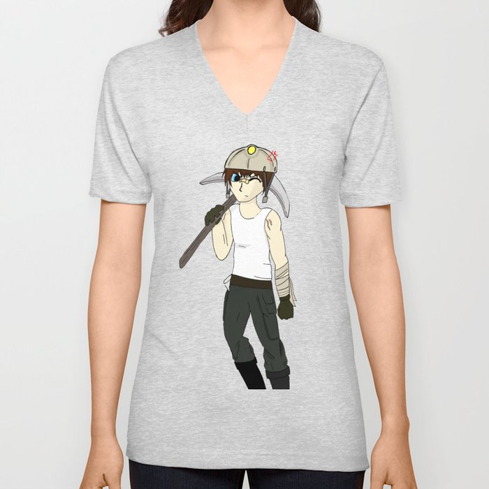Miner (request) V Neck T Shirt