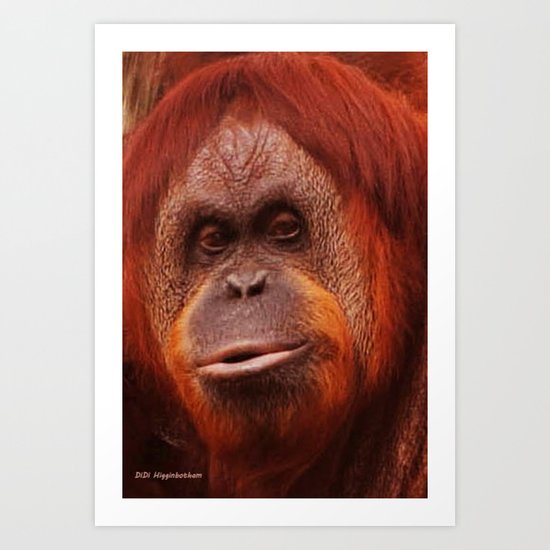 Duck Lips Art Print