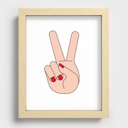 YES! Recessed Framed Print