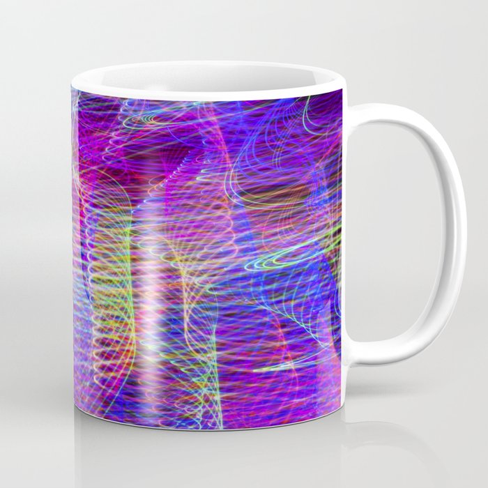 Neon Spirals 2 Coffee Mug