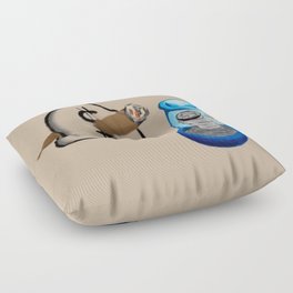 The Cost of Consumption Floor Pillow