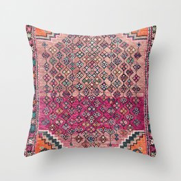 Traditional Moroccan Berber Artwork Design E17 Throw Pillow