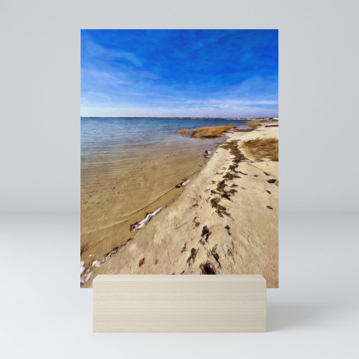 Painted Sands and Skies of Blue Mini Art Print