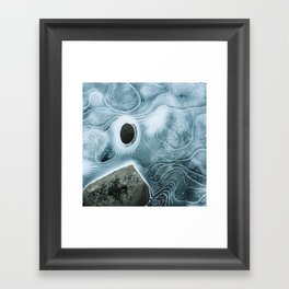 Frozen River Framed Art Print
