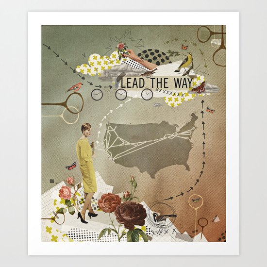 lead the way Art Print