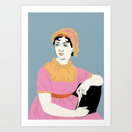 Jane Austen Art Print