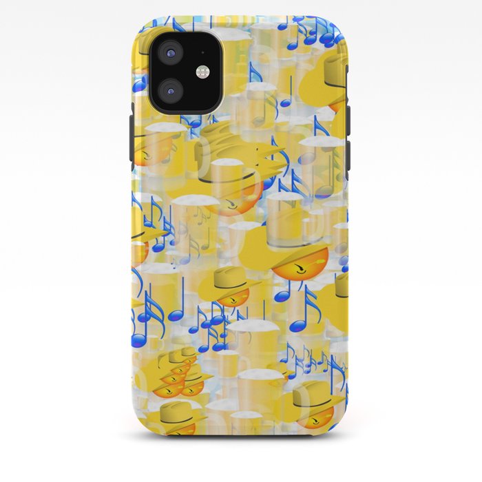Beers And Music Emojis Iphone Case By Freshstar1 Society6