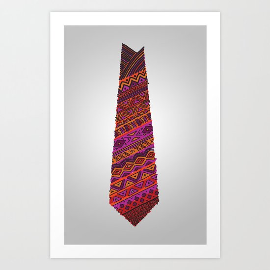 Fake tie Art Print
