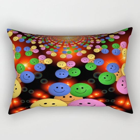 Smiley Rectangular Pillow