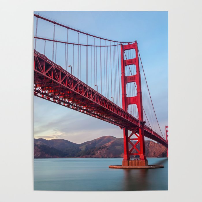 Golden Gate Sunset Poster