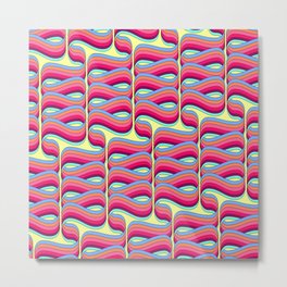Rainbow Candy Swirls Metal Print