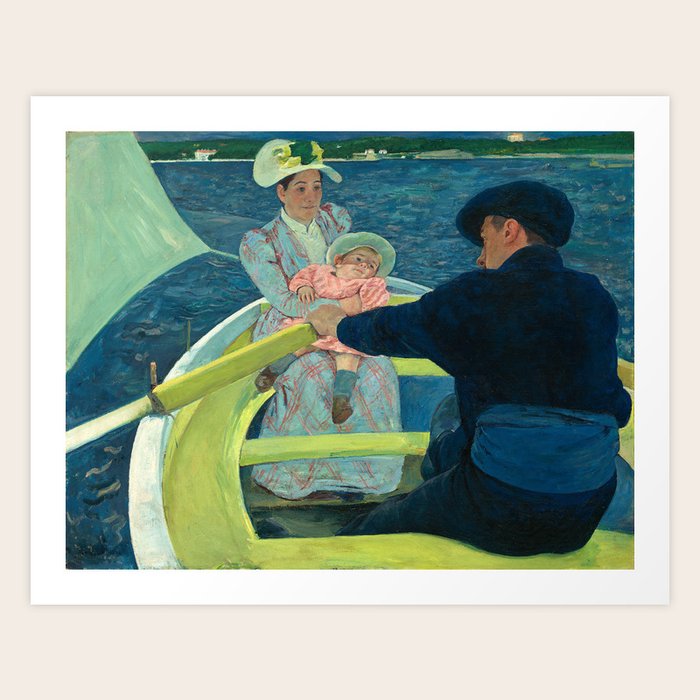 Mary Cassatt, The Boating Party, 1893 Art Print by Fine Earth Prints - X-Small