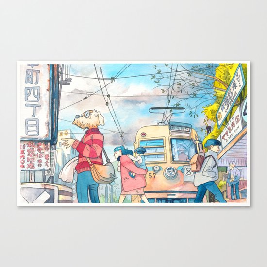 Cold In Yokohama 01 Canvas Print