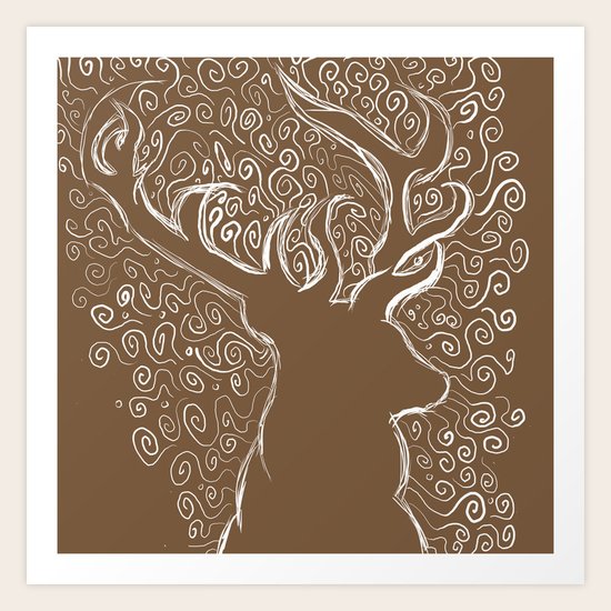 Deer Art Print