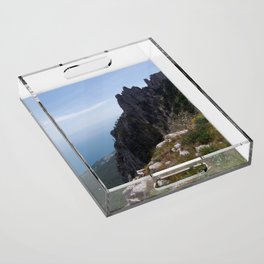Sunny Aj-Petri Mountain top view , Crimea, summer Acrylic Tray