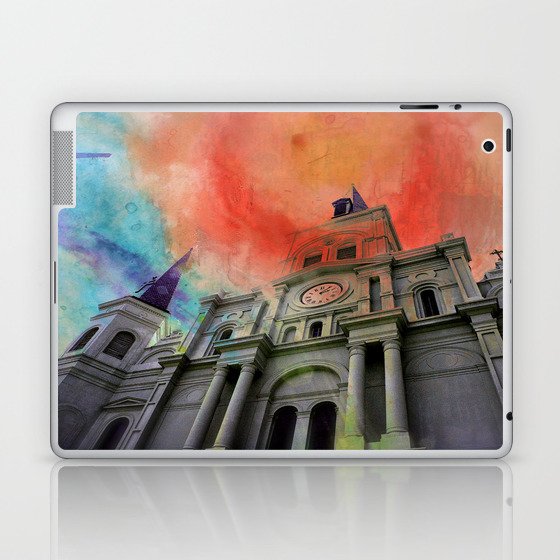 Water Color Cathedral Laptop & iPad Skin