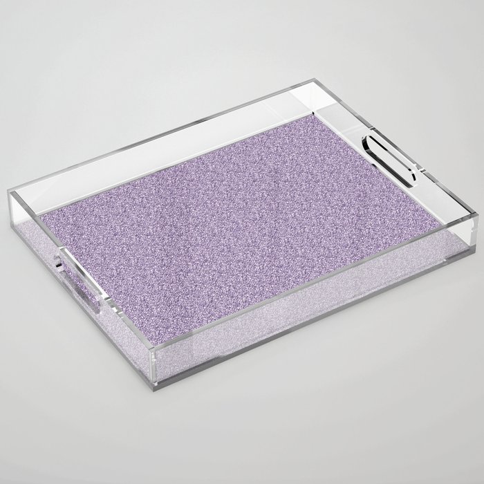 Purple Glitter Acrylic Tray