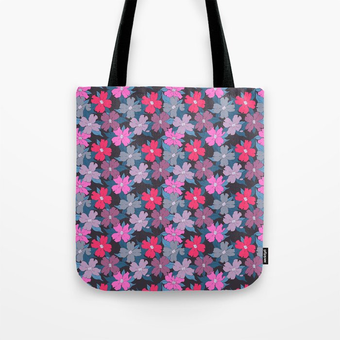 pink and gray flowering dogwood symbolize rebirth and hope Tote Bag