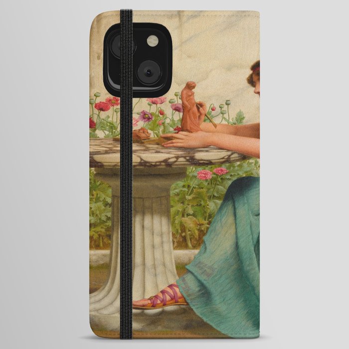 John William Godward - A Dilettante, 1922 iPhone Wallet Case