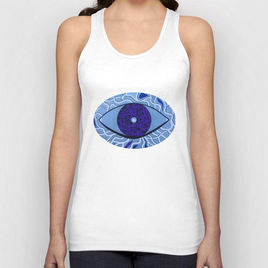 Human eye Unisex Tank Top