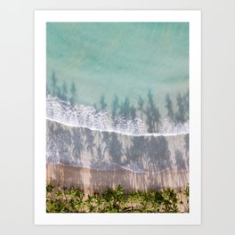 Turquoise water | Tropical travel photography | The Dominican Republic Art Print
