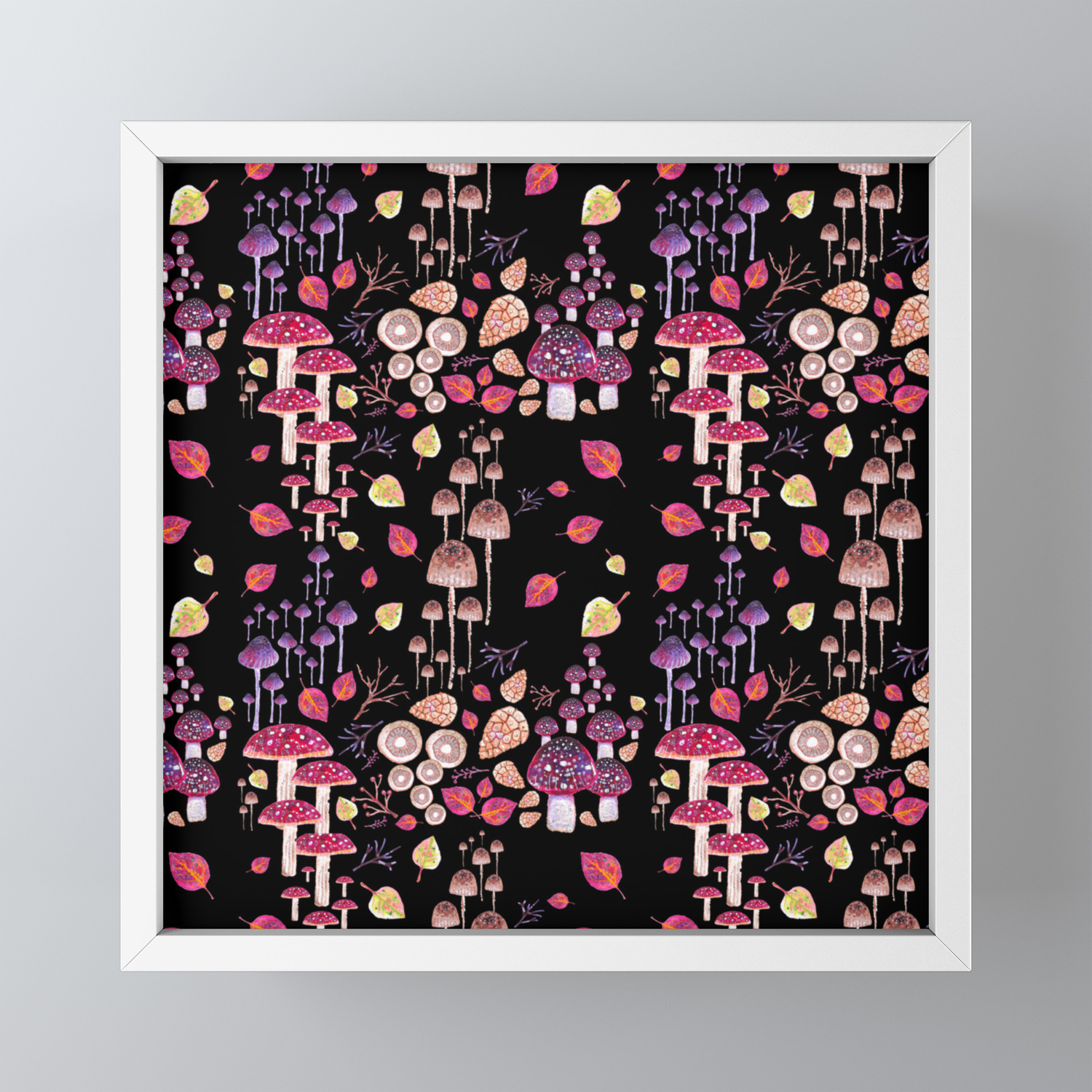 Autumn Night Framed Mini Art Print By Negin Mf92