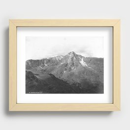 William Henry Jackson Photo The Mount Of The Holy Cross Recessed Framed Print