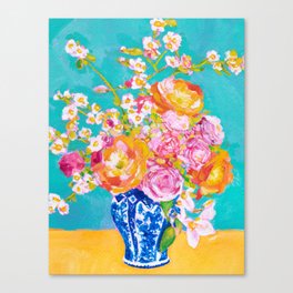 Brilliant Blooming Bouquet Canvas Print