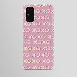 Pink XOXO Pattern Android Case