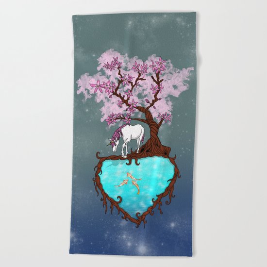 Last Unicorn Beach Towel