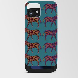 Retro Zebras  iPhone Card Case
