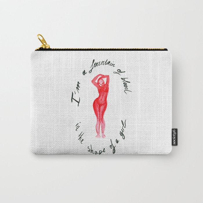 fountain of blood. Carry-All Pouch