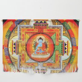 Buddhist Healing Mandala Wall Hanging