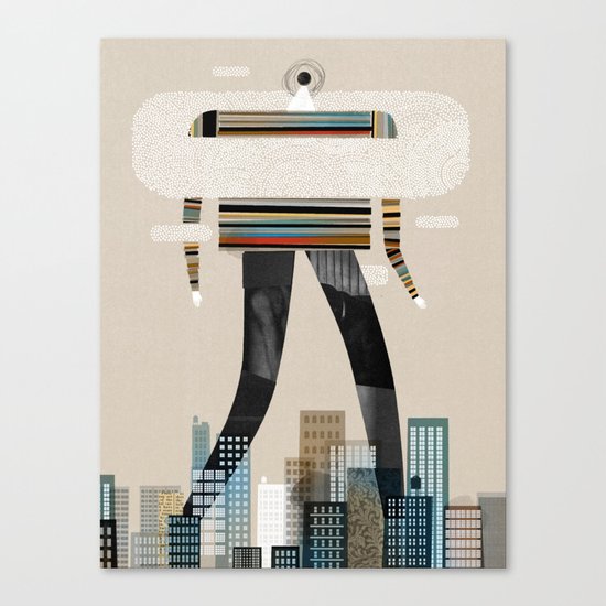 Walking Canvas Print
