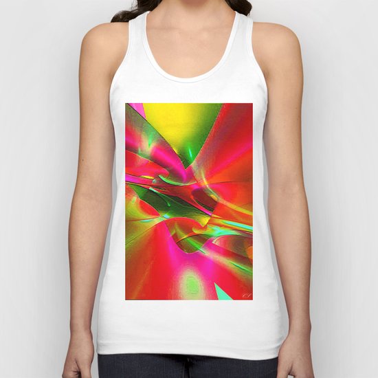 "In every color there is some light" Unisex Tank Top