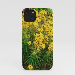 Yellow Wildflowers iPhone Case