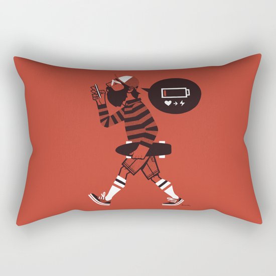 LOW BATTERY Rectangular Pillow